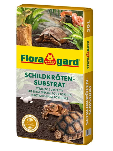 Floragard Schildkrten-Substrat , 100 % dngerfreie Spezial Einstreu fr  Landschildkrten- und andere Reptilien - 1A Garten Ammer