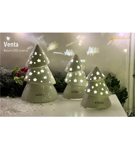 Weihnachtsbaum Venta LED creme